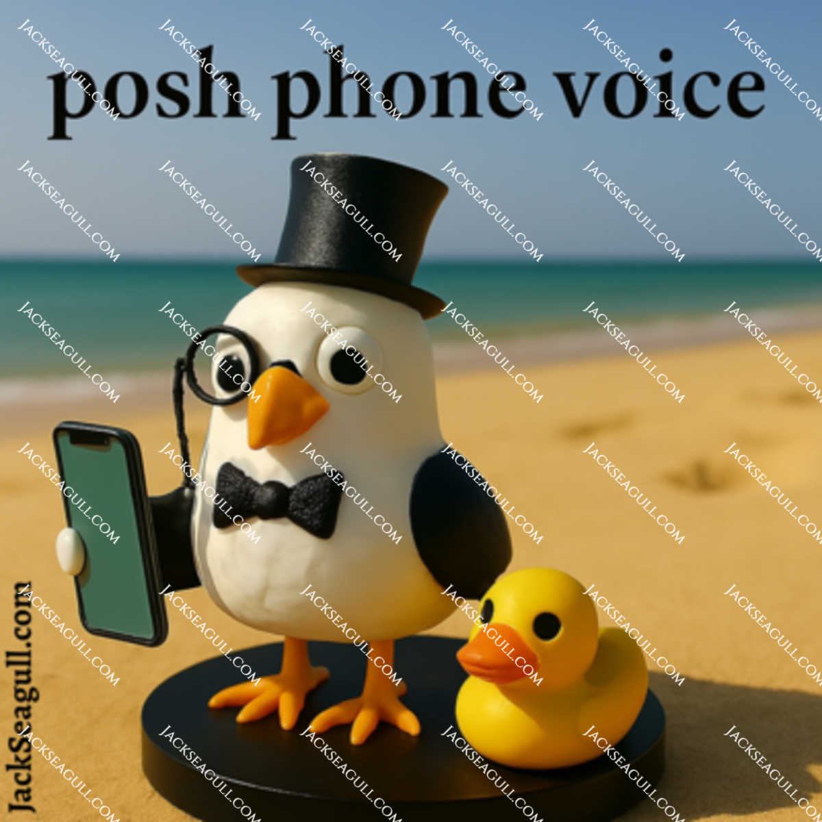 Jack Seagull: The Posh Waddler - 3 inch Die-Cut Sticker Pack