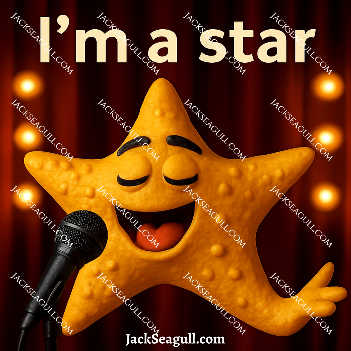 Lana: The Daredevil Starfish - 3 inch Die-Cut Sticker Pack