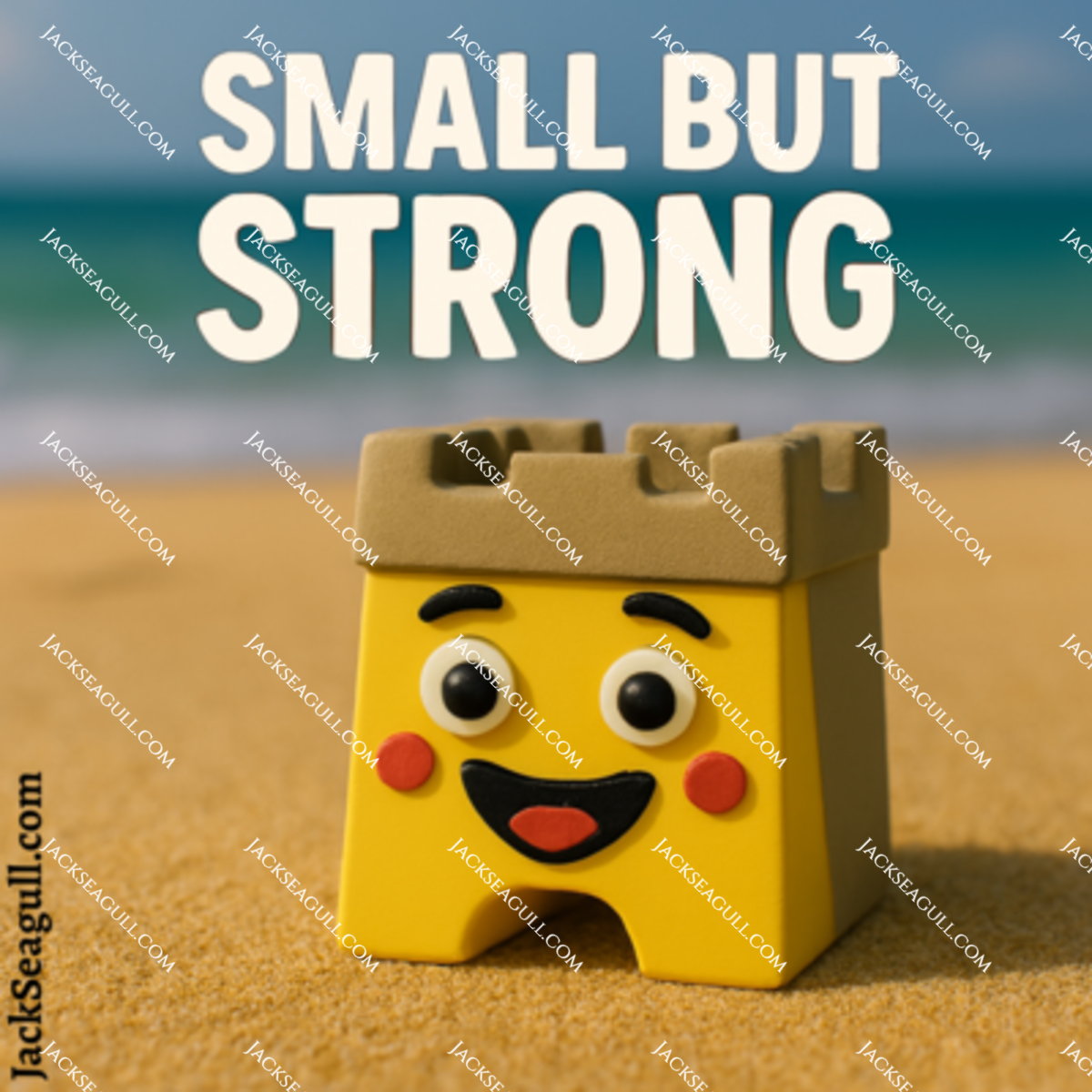 Carla: The Mighty Sandcastle - 3 inch Die-Cut Sticker Pack