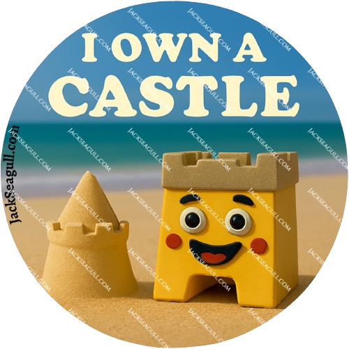 Carla: The Mighty Sandcastle - 3 inch Die-Cut Sticker Pack