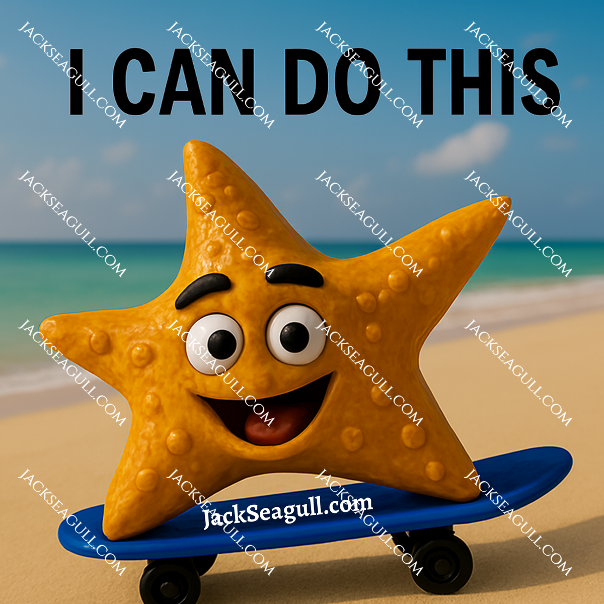 Lana: The Daredevil Starfish - 3 inch Die-Cut Sticker Pack