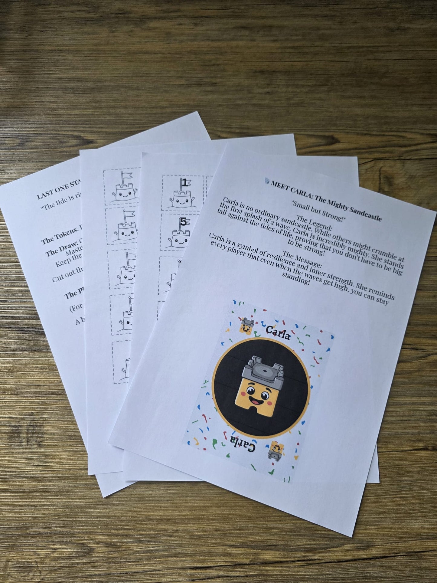 Last One Standing: Carla’s Survival Game | Print-at-Home Party Game for Kids