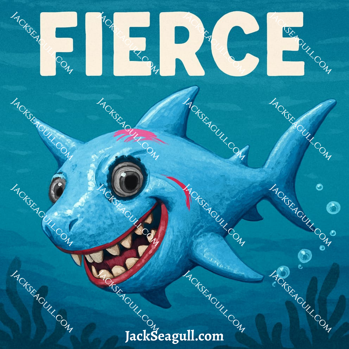 Bruce: The Drag Queen Shark - 3 inch Die-Cut Sticker Pack