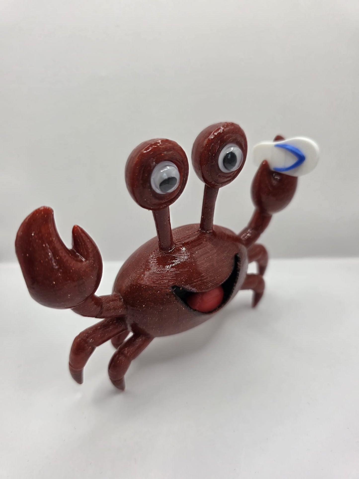Fabio: The Fabulous Upcycler Crab - Fun Seaside Character Figure