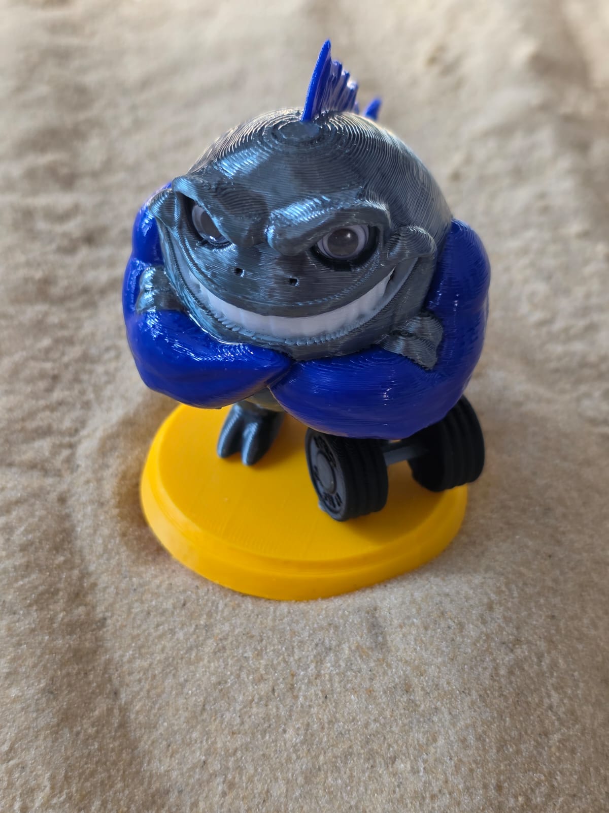 Jim: The Seaside Tuna Fish Fitness Fanatic - Fun Seaside Character Figure