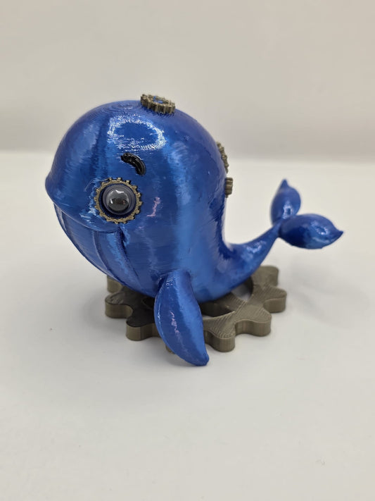 Vic: The Steampunk Whale - Fun Seaside Character Figure