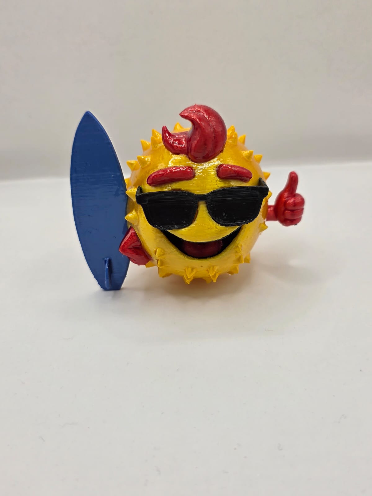 Gaz: The Pufferfish Surf-dude - Fun Seaside Character Figure
