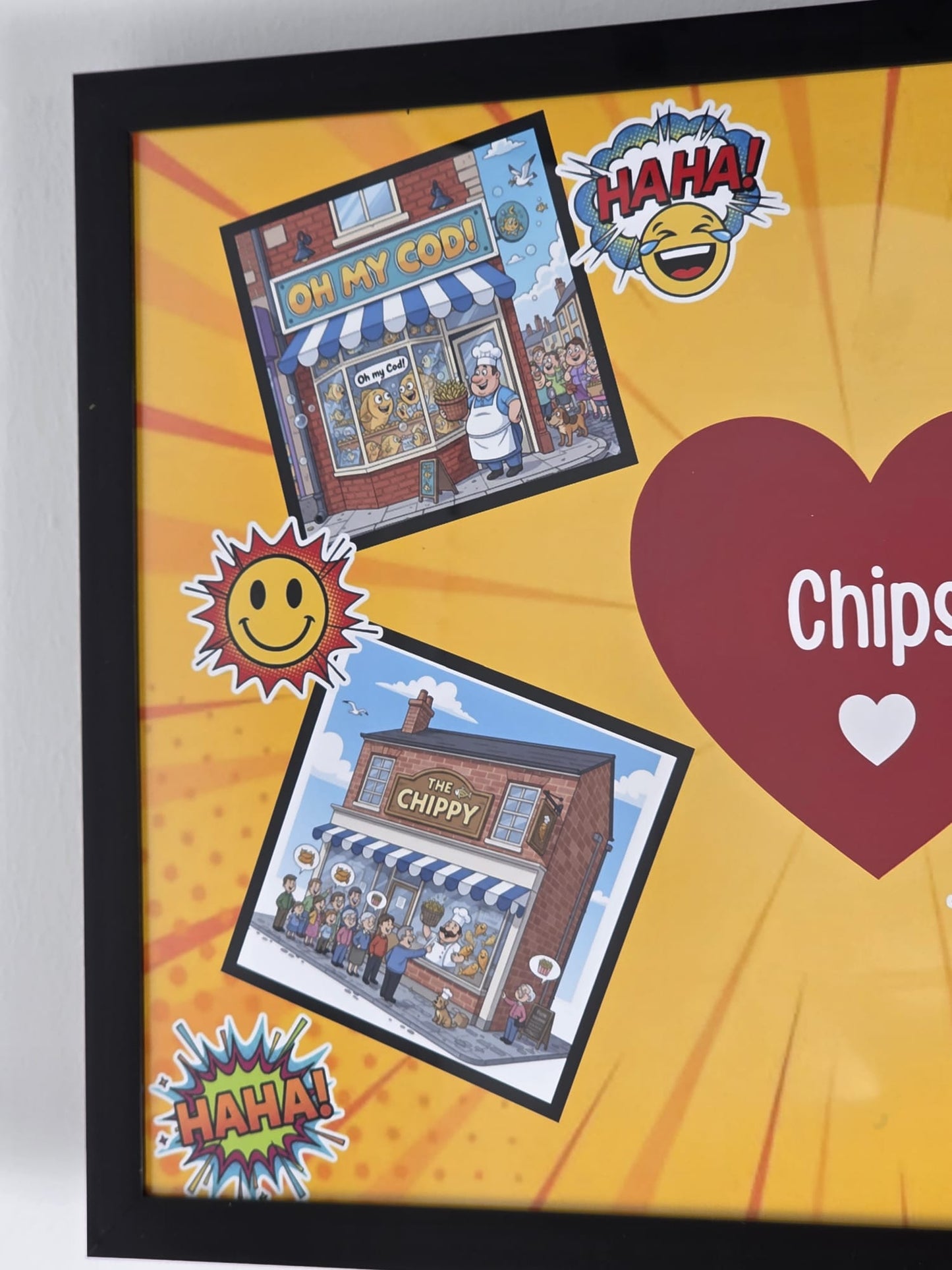 Codgers' Humorous Comic Character Artwork Print