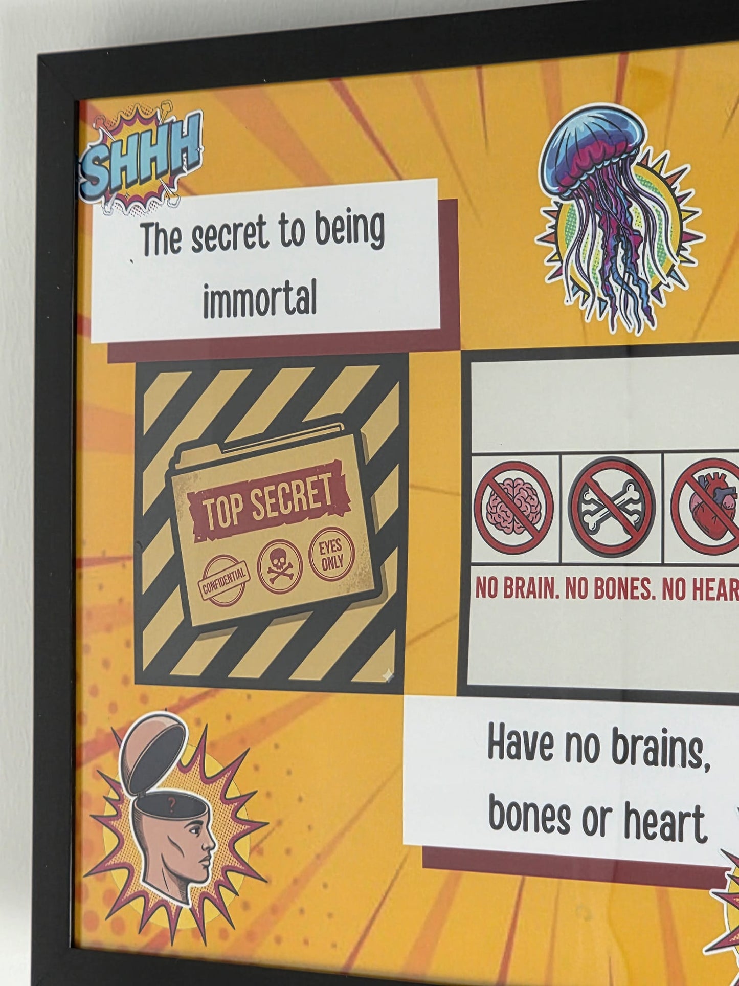 Lumo's Humorous Comic Character Artwork Print