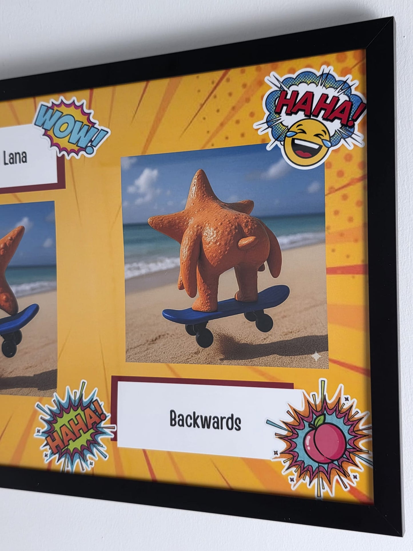 Lana's Humorous Comic Character Artwork Print