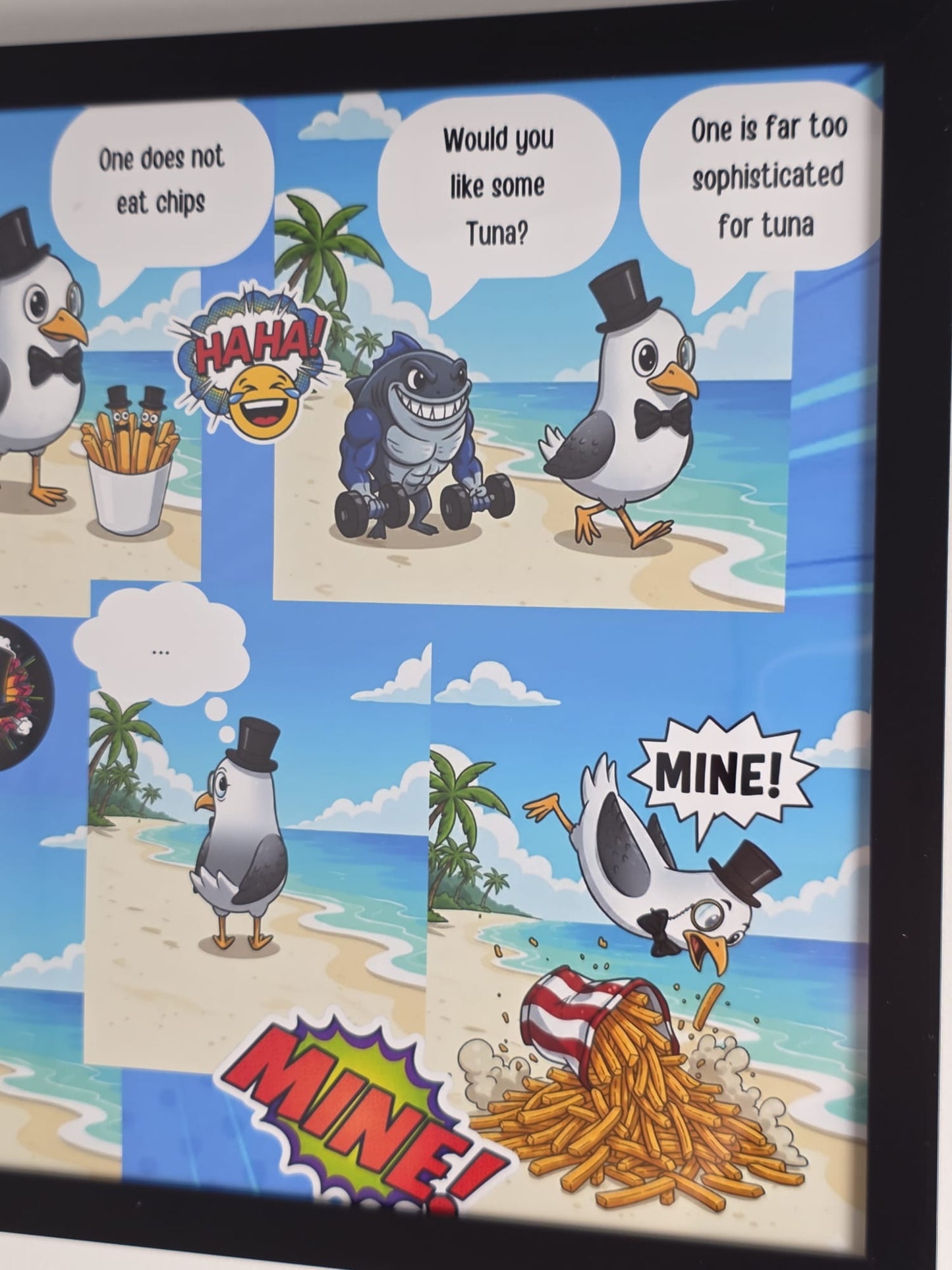 Jack's Humorous Comic Character Artwork Print