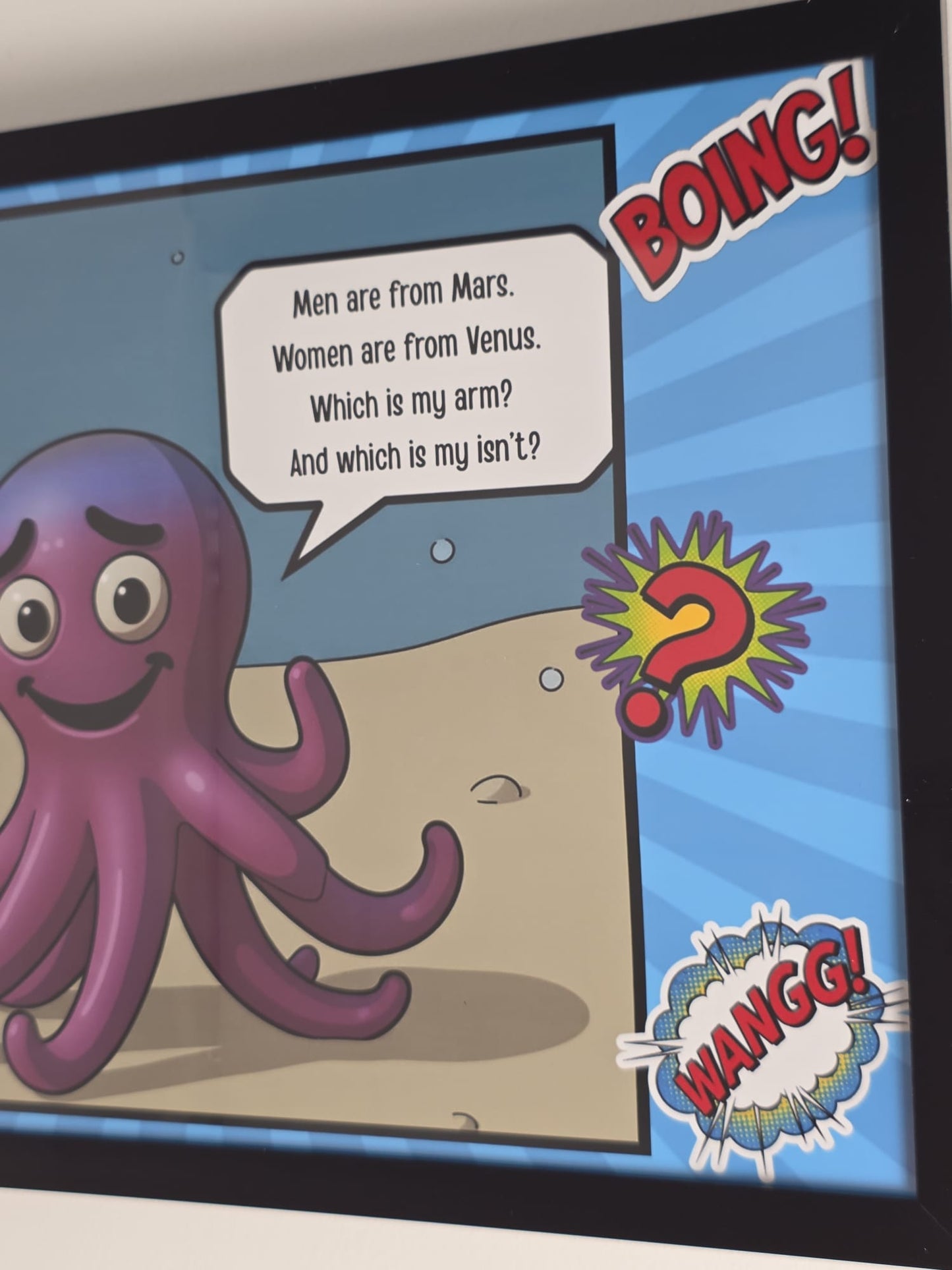 Tangle's Humorous Comic Character Artwork Print