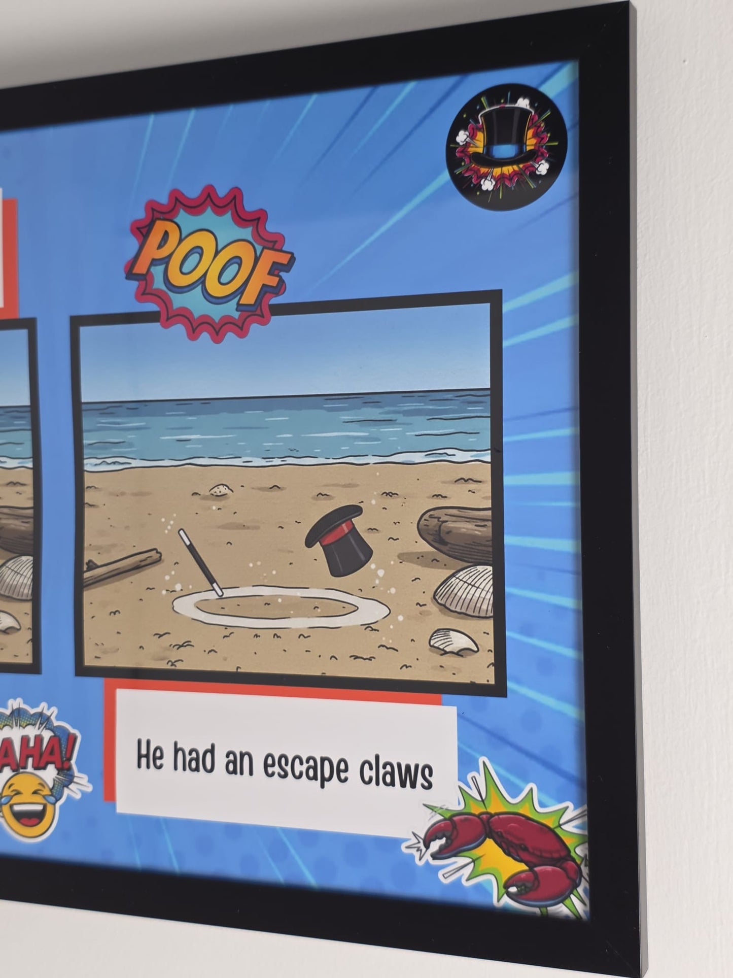 Fabio's Humorous Comic Character Artwork Print