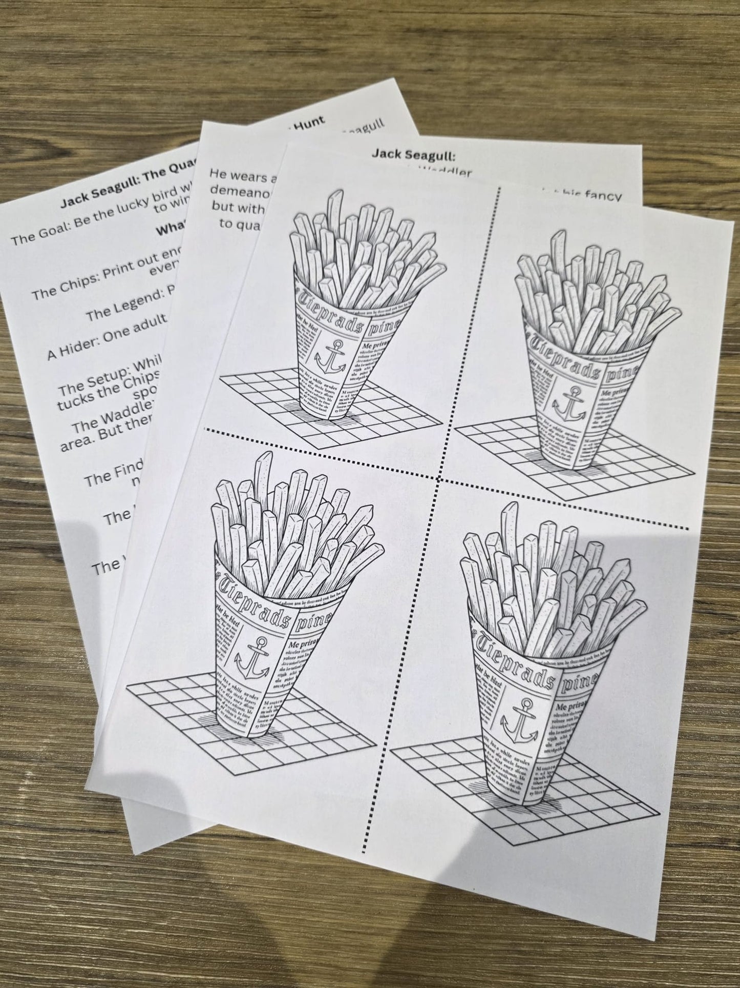 Jack Seagull: The Quacking Scavenger Hunt | Print-at-Home Party Game for Kids