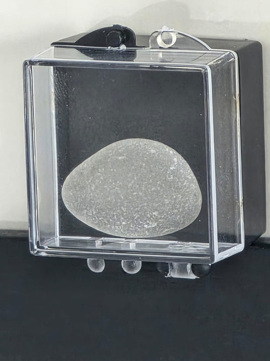 Sea Glass Photo Framed Art Picture with Actual Found Sea Glass in Display Box