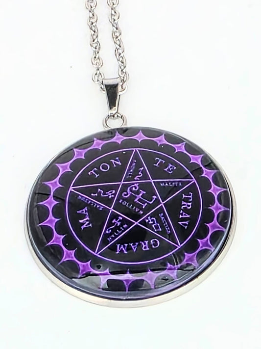 Black Butler (Kuroshitsuji) Inspired Contract Seal 30 mm Pendant Necklace