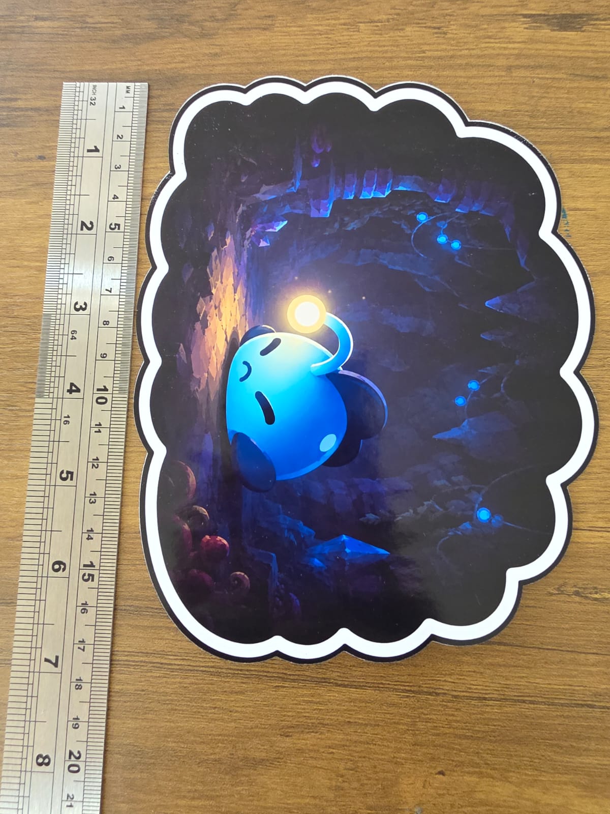 Slime Rancher 2 Inspired Angler Slime in Cave Glossy Die Cut Sticker | 2 Sizes Available
