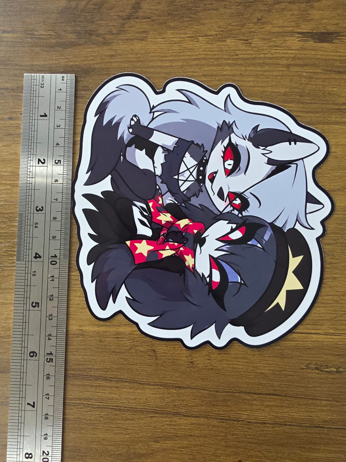 Helluva Boss Inspired Loona & Octavia Glossy Die Cut Sticker | 2 Sizes Available