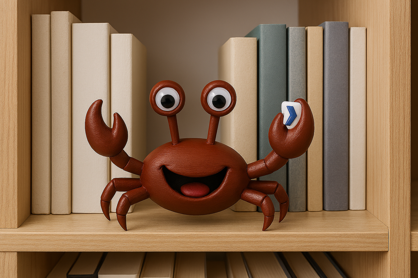 Fabio: The Fabulous Upcycler Crab - Fun Seaside Character Figure