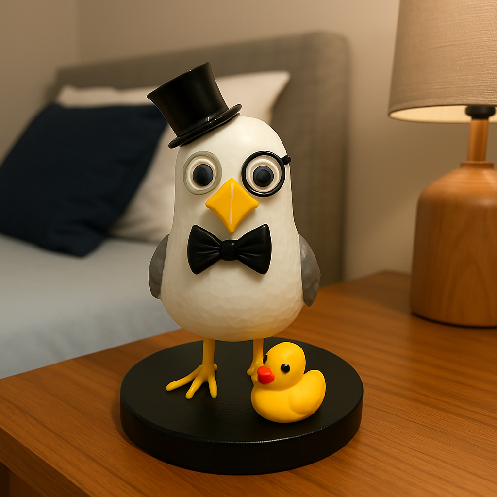 Jack Seagull: The Posh Waddler - Fun Seaside Character Figure