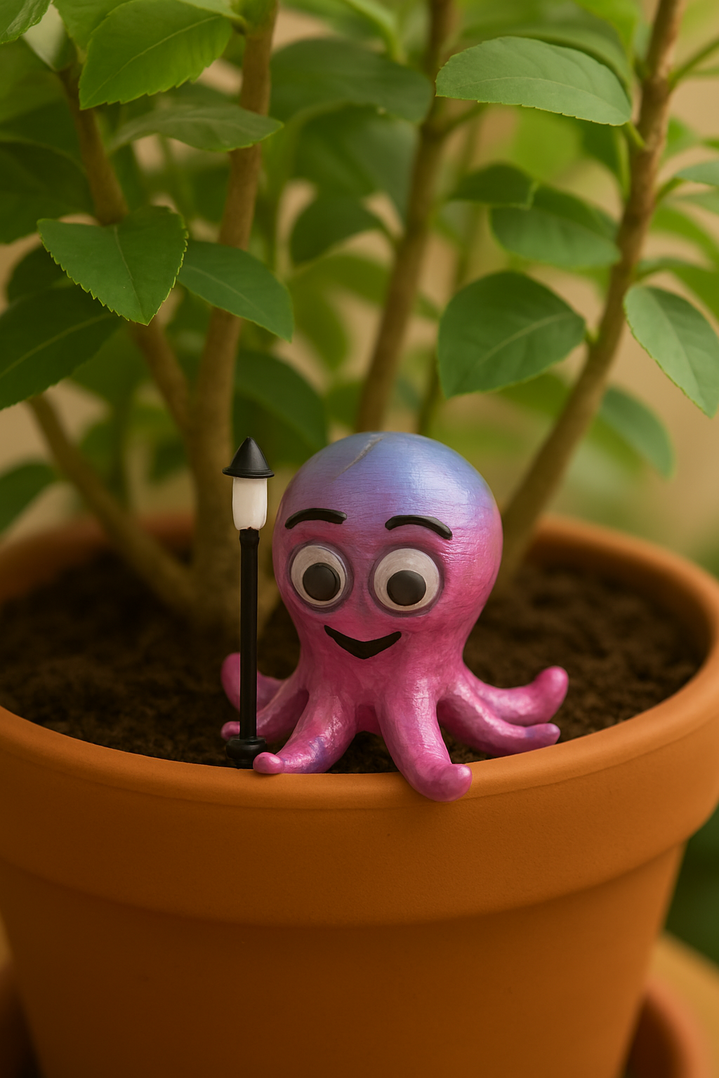 Tangle: The Clumsy Octopus - Fun Seaside Character Figure