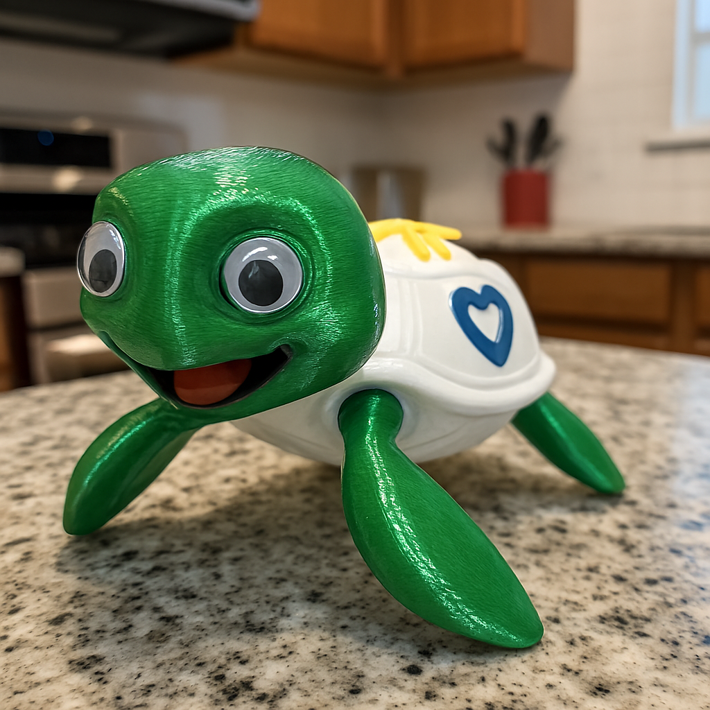 Noodle: The Doodle Turtle - Fun Seaside Character Figure