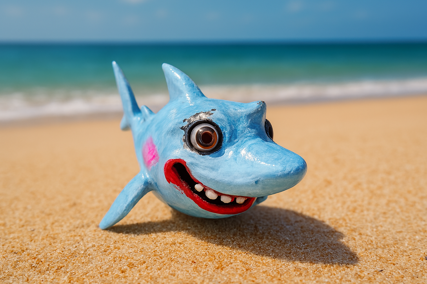 Bruce: The Drag Queen Shark - Fun Seaside Character Figure