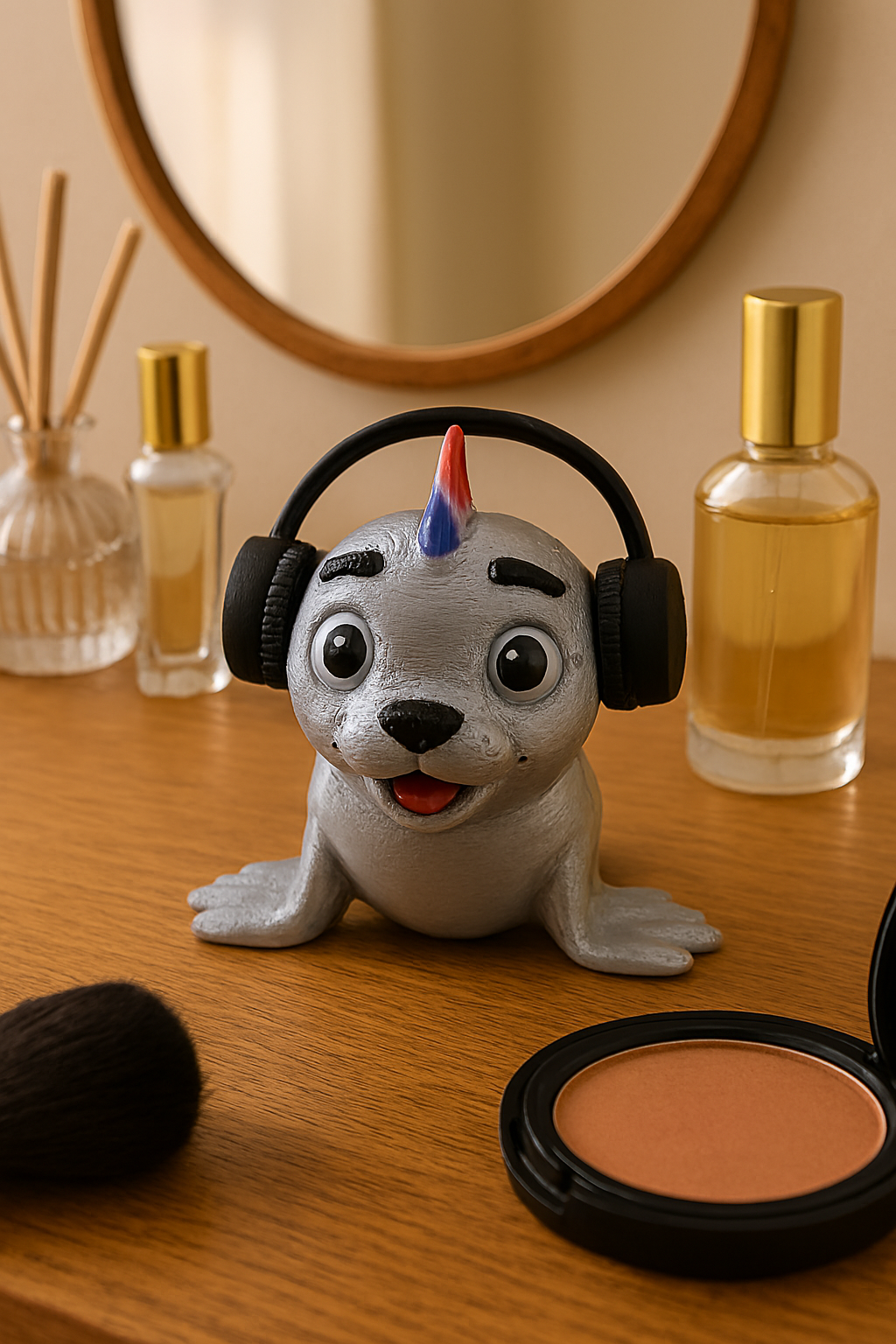 Spike: The Punk Rock Seal - Fun Seaside Character Figure