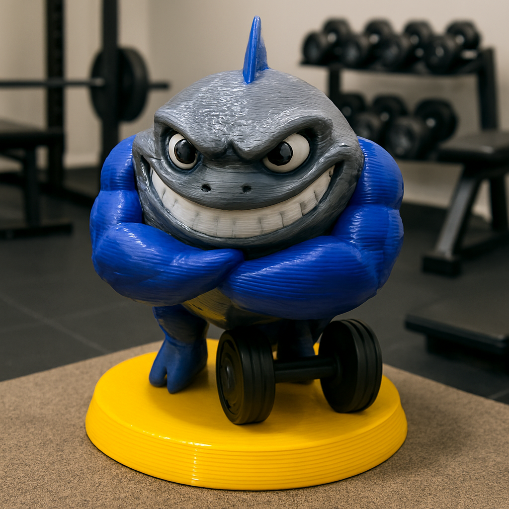 Jim: The Seaside Tuna Fish Fitness Fanatic - Fun Seaside Character Figure