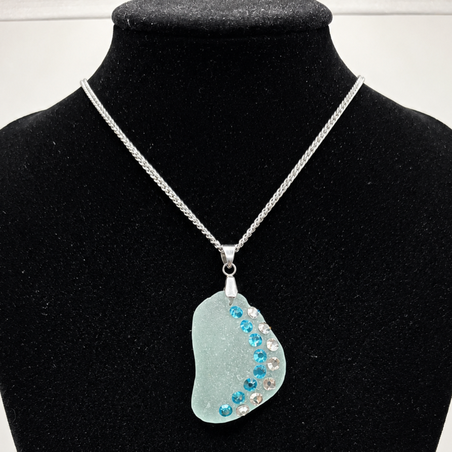 Rhinestone Sea Glass