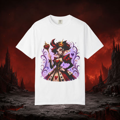 Alice in Wonderland Inspired Hellverse Queen of Hearts Graphic T-Shirt