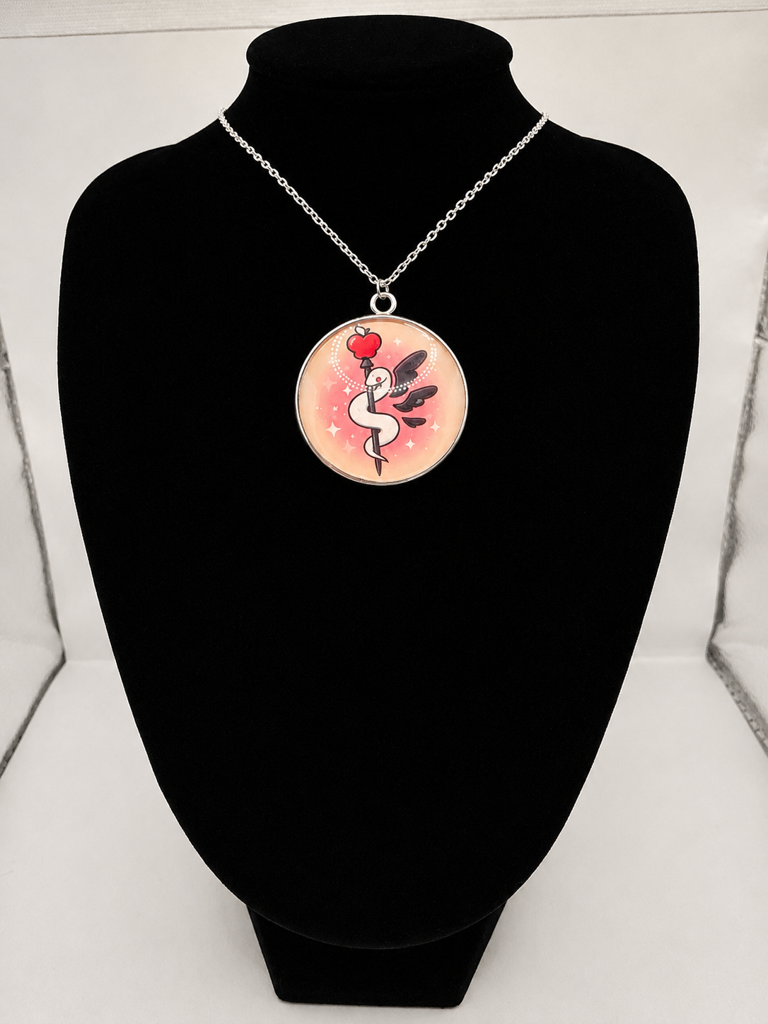 Hazbin Hotel Inspired Lucifer's Staff 30 mm Pendant Necklace