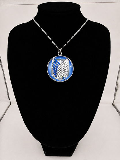 Attack on Titan Inspired Wings of Freedom 30 mm Pendant Necklace
