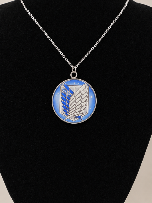 Attack on Titan Inspired Wings of Freedom 30 mm Pendant Necklace