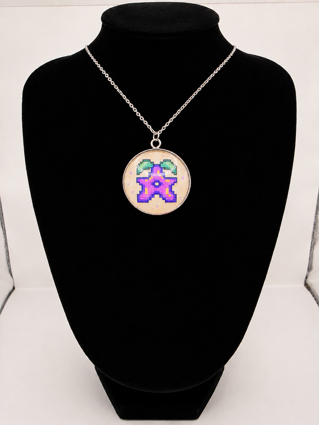 Stardew Valley Inspired Stardrop 30 mm Pendant Necklace