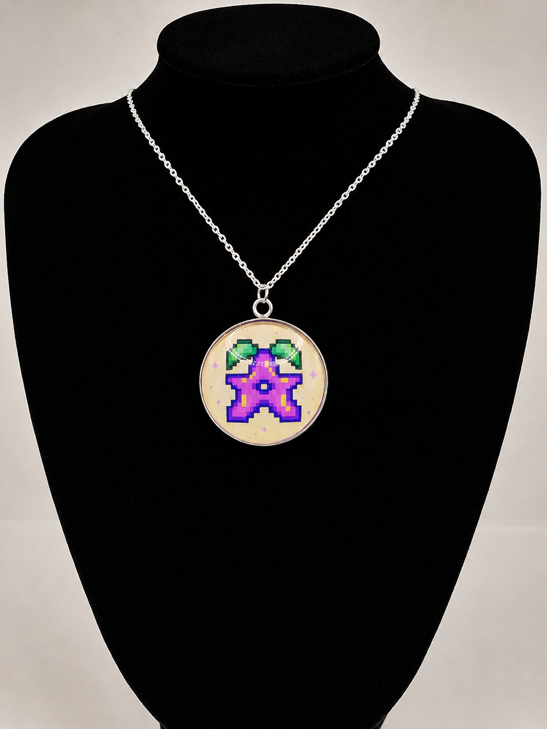 Stardew Valley Inspired Stardrop 30 mm Pendant Necklace
