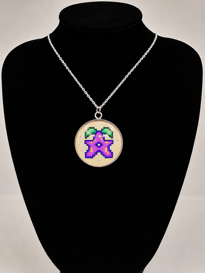 Stardew Valley Inspired Stardrop 30 mm Pendant Necklace