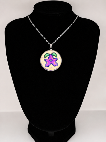 Stardrop Inspired Stardew Valley 30 mm Pendant Stainless Steel 20 inch Necklace