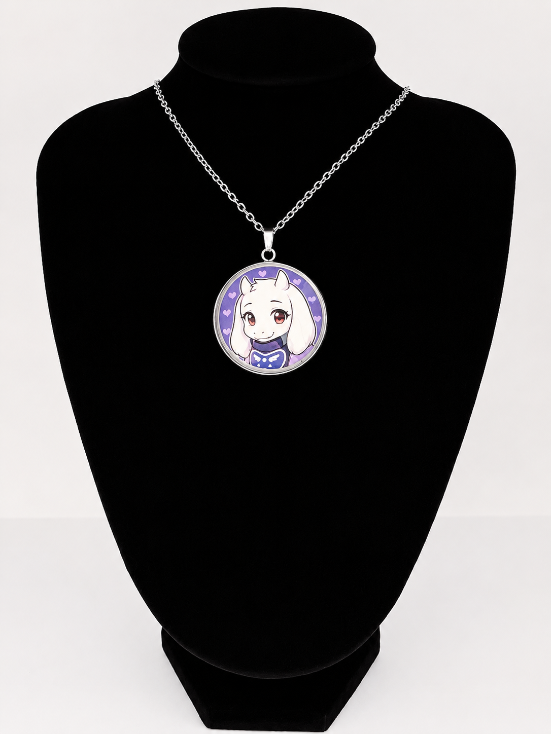 Undertale Inspired Toriel 30mm Pendant Stainless Steel 20 inch Necklace