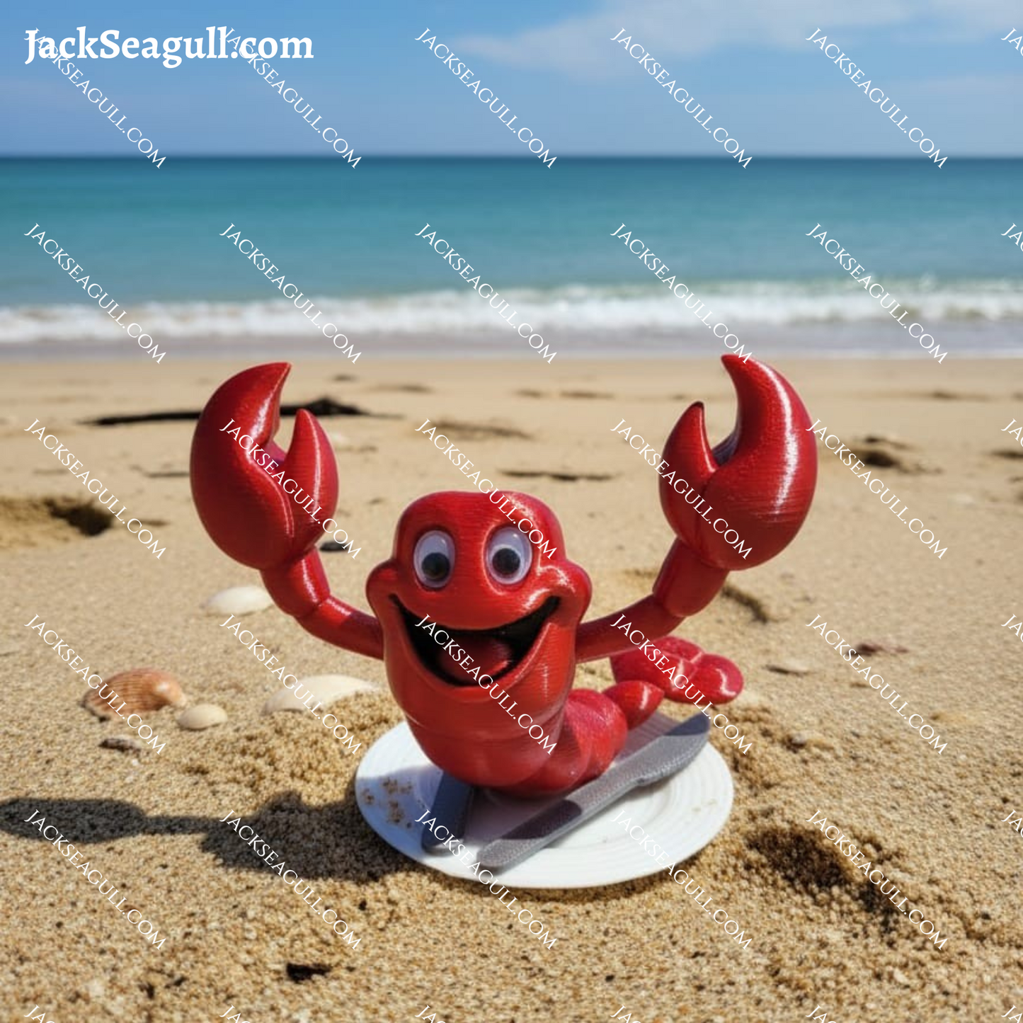 Butter: The Lobster -  3 inch Die-Cut Sticker Pack