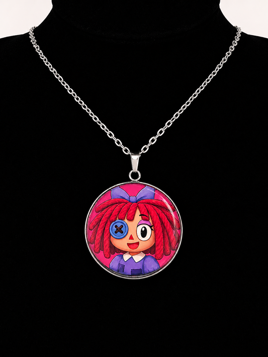 The Amazing Digital Circus Inspired Ragatha Pendant Stainless Steel Necklace
