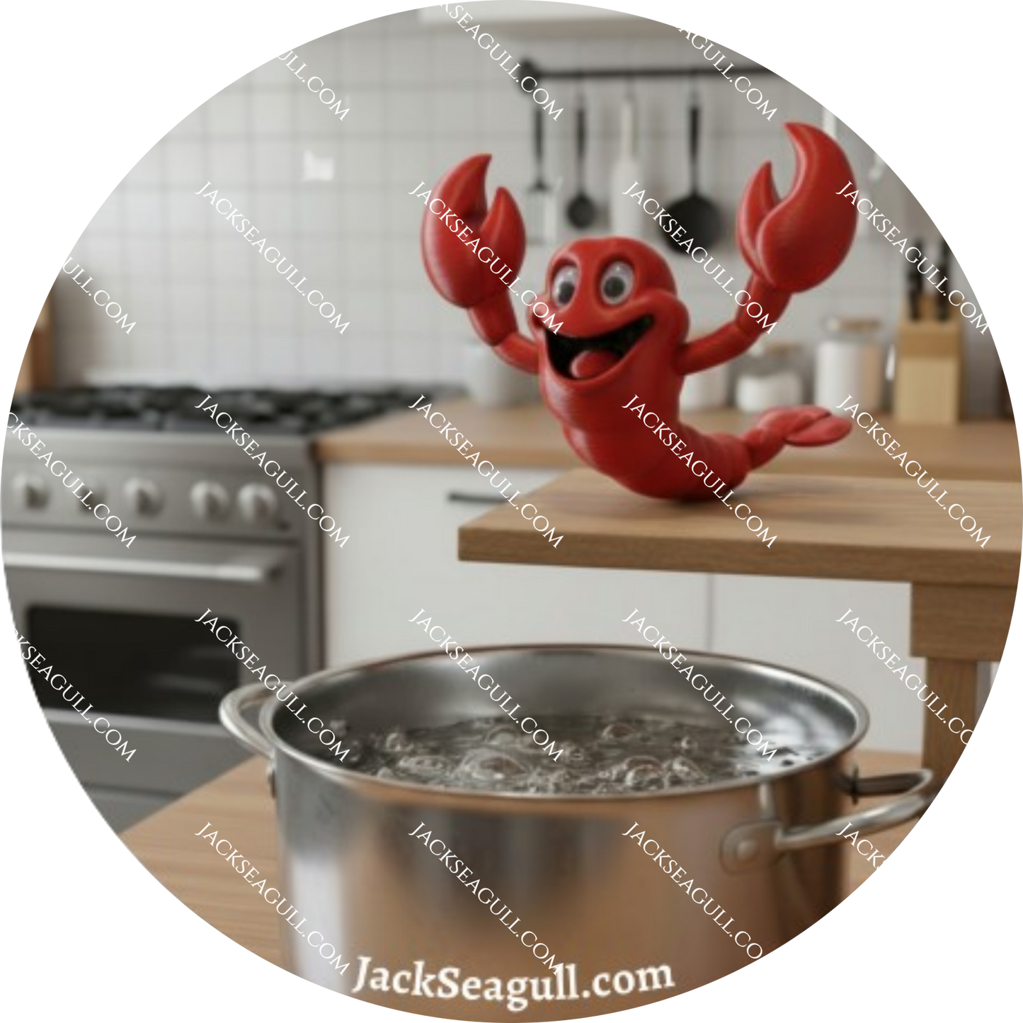 Butter: The Lobster -  3 inch Die-Cut Sticker Pack