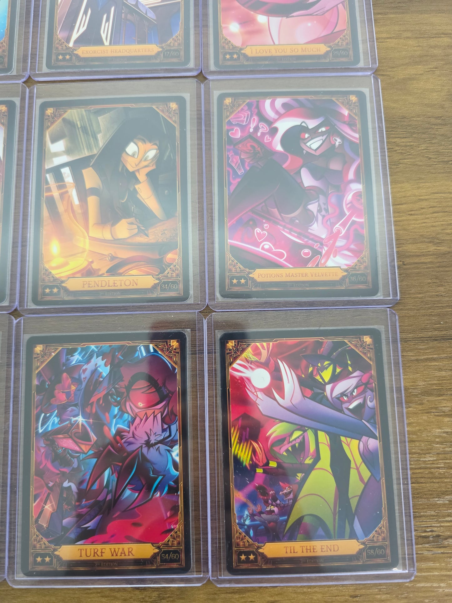 Complete Uncommon Set (15 Cards) - Hazbin Hotel Season 2 (2nd Edition) Trading Cards