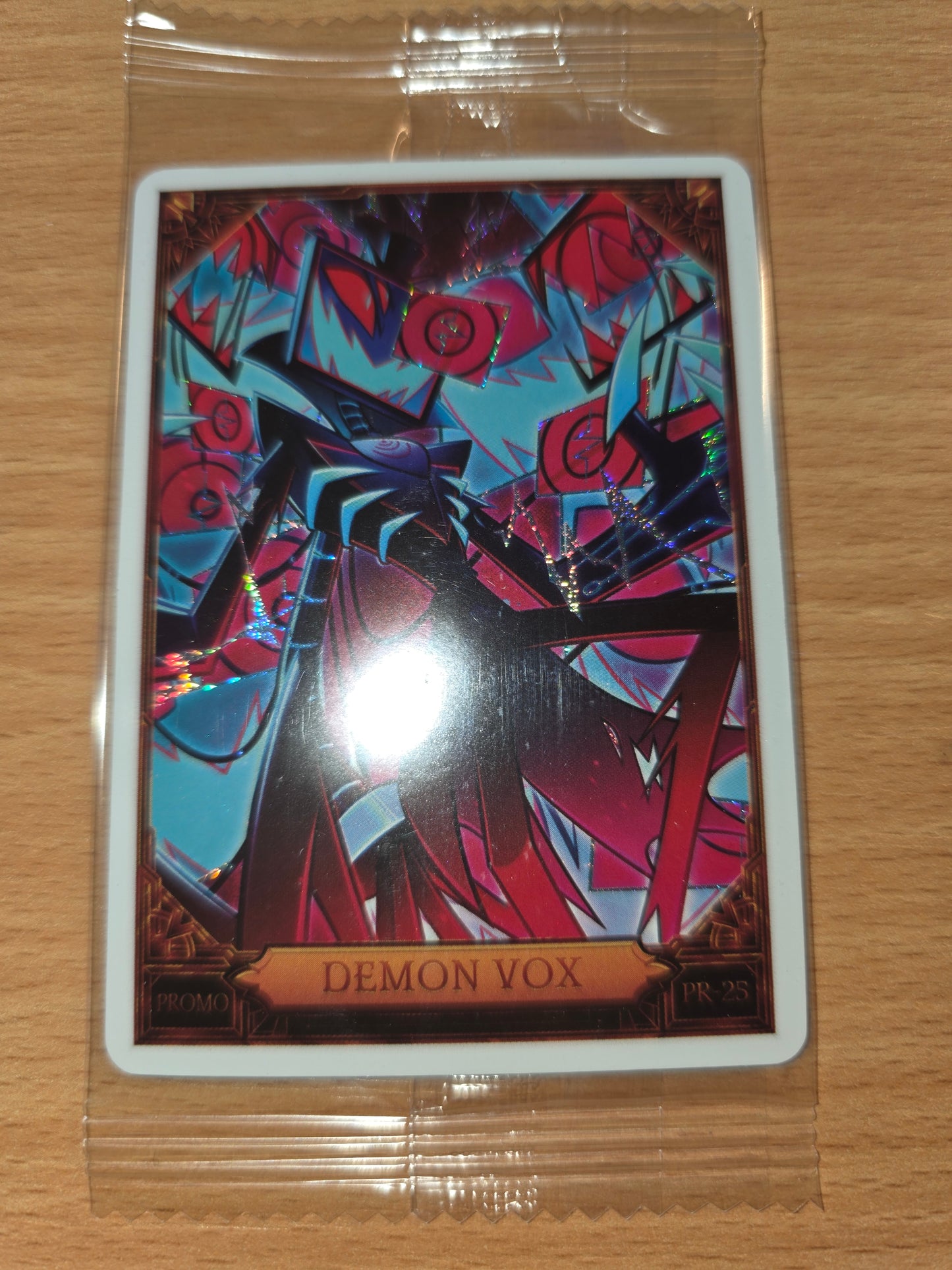 Demon Vox Promo Foil PR-25 - Sealed Hazbin Hotel Trading Card