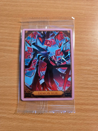 Demon Vox Cracked Ice Promo Foil PR-25 - Sealed Hazbin Hotel Trading Card