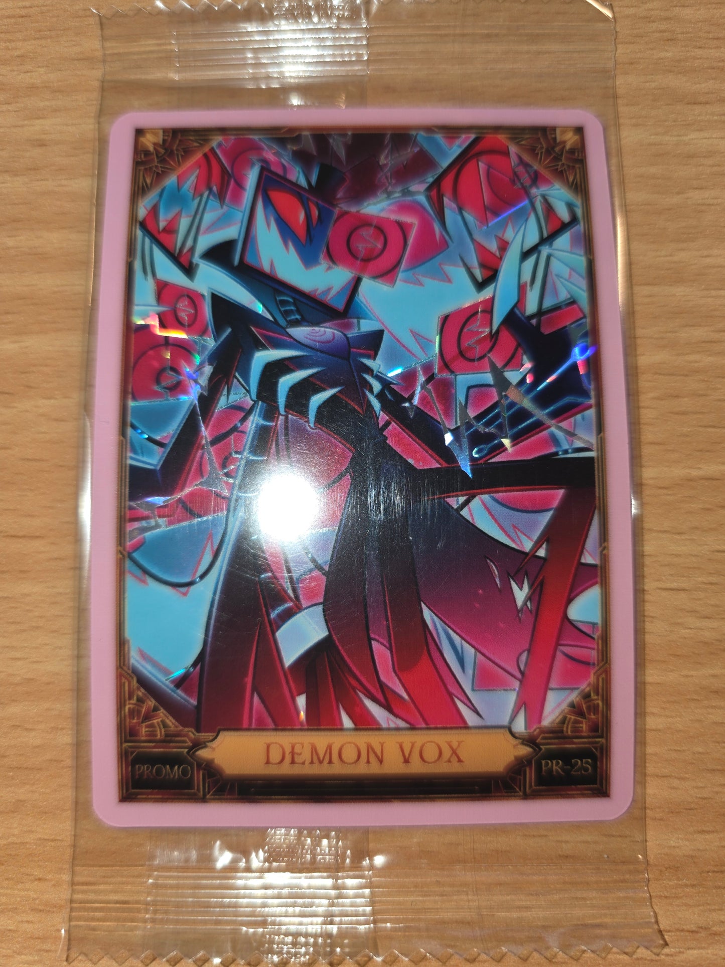 Demon Vox Cracked Ice Promo Foil PR-25 - Sealed Hazbin Hotel Trading Card