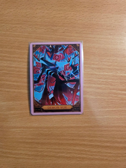 Demon Vox Cracked Ice Promo Foil PR-25 - Sealed Hazbin Hotel Trading Card
