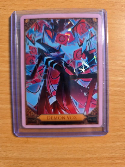 Demon Vox Cracked Ice Promo Foil PR-25 - Sealed Hazbin Hotel Trading Card