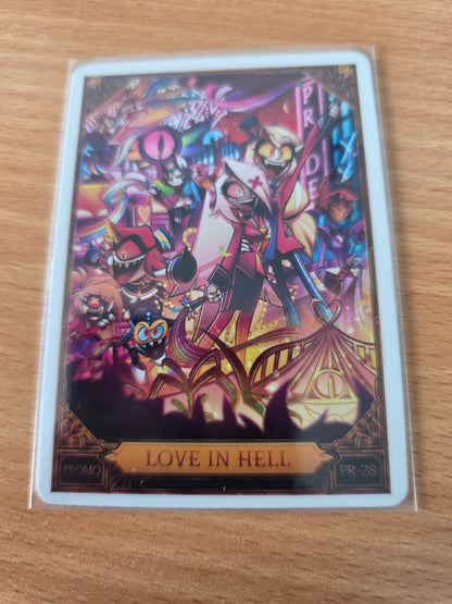 Love In Hell Promo Foil PR-28 - Sealed Hazbin Hotel Trading Card