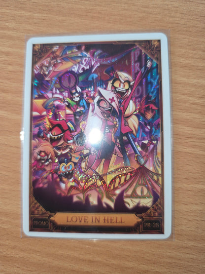 Love In Hell Promo Foil PR-28 - Sealed Hazbin Hotel Trading Card